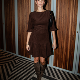 Rita Dress Dark Mocha Corduroy