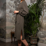 Helene Midi Merino Dress Matcha