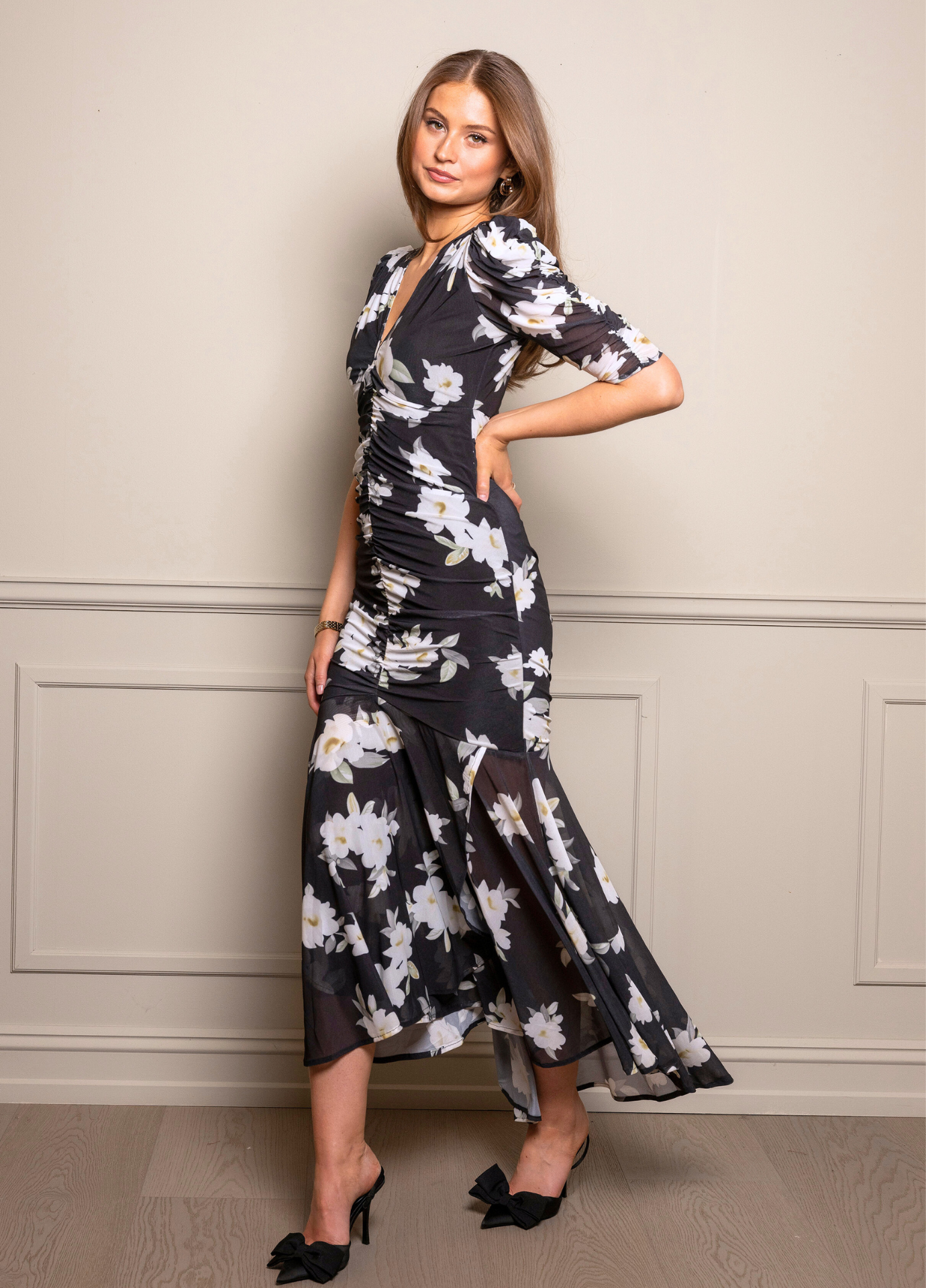 Sofia Dress Vintage Black – MISSMAYA NORWAY