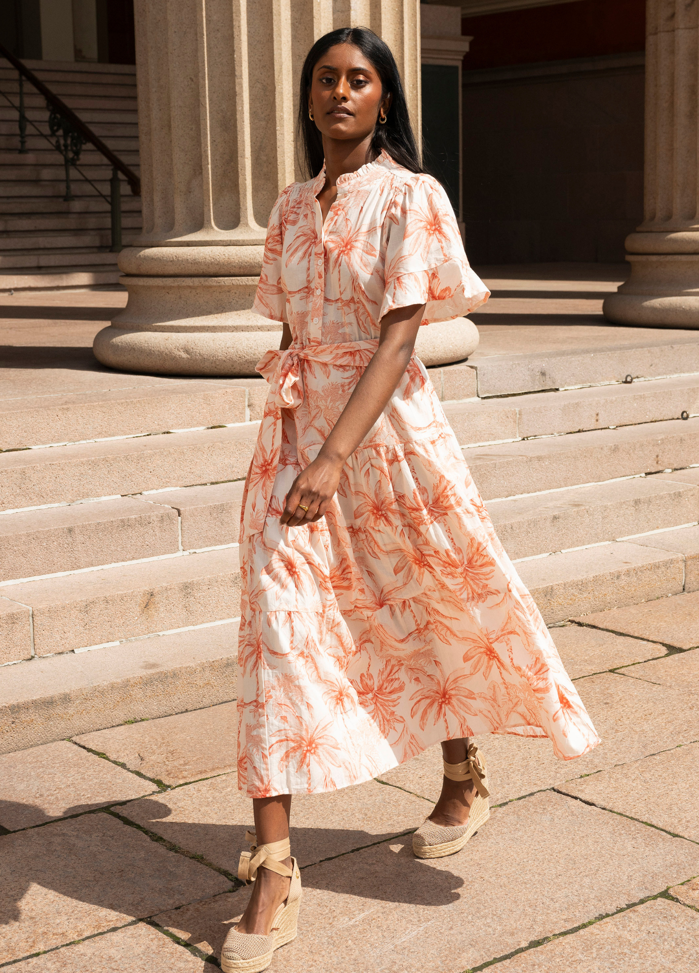 palm tree midi dress Gaia Dress Palm Tree – MISSMAYA NORWAY