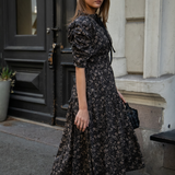 Madison Dress Beige Botanic