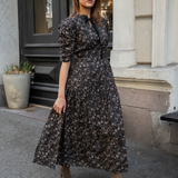 Madison Dress Beige Botanic