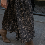 Madison Dress Beige Botanic