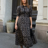 Madison Dress Beige Botanic