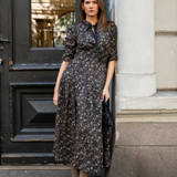 Madison Dress Beige Botanic