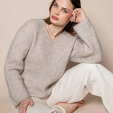 Iben Mohair Sweater Soft Beige