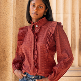 Maya Blouse Cinnamon