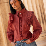 Maya Blouse Cinnamon