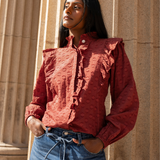 Maya Blouse Cinnamon