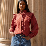 Maya Blouse Cinnamon
