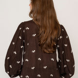 Anaya Shirt Cocoa Heritage