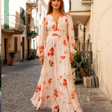 Noor Maxi Dress Rose Bloom