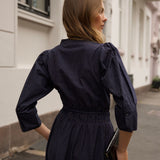 Maria Dress Pinstripe