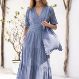Mina Dress Misty Blue