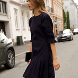 Rita Dress Midnight Corduroy