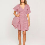 Bianca Dress Tuscany Red