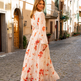 Noor Maxi Dress Rose Bloom