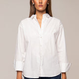 Ava Shirt Sugar White Poplin