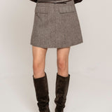Filipa Skirt Herringbone
