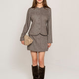 Filipa Skirt Herringbone