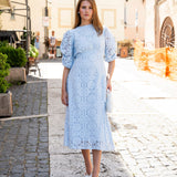 Dakota Dress Blue Honey Lace