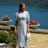 Dakota Dress Blue Honey Lace