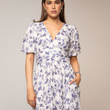 Leonora Dress Porcelain Blue
