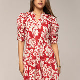 Fabienne Dress Rosso Fiore