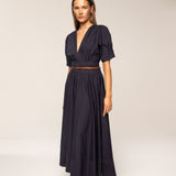 Maria Dress Marine Poplin