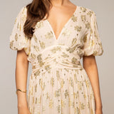 Leonora Dress Sunkissed Lurex
