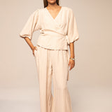 Elida Pant Biscotti Linen