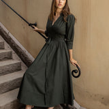 Maria Dress Moss Green