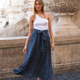 Vanja Skirt Polka Blue
