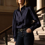 Erika Shirt Marine Poplin