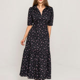 Agatha Dress Polka Bloom