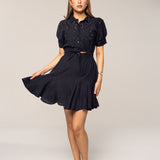 Aurora Dress Sailing Blue Linen