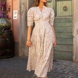 Fabienne Dress Pink Garden