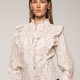 Maya Blouse Pink Garden
