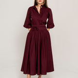 Ella Blouse Rich Maroon