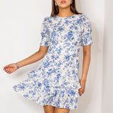 Penelope Dress Baroque Blue