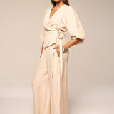 Elida Pant Biscotti Linen