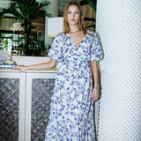 Leonora Dress Porcelain Blue