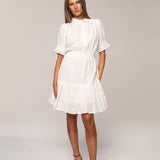 Millie Dress Powder White