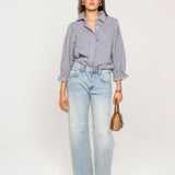 Amy Blouse Misty Blue