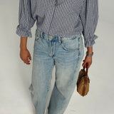 Amy Blouse Misty Blue