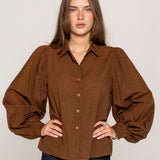 Anaya Shirt Bisque Lurex