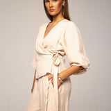 Elida Pant Biscotti Linen