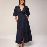 Andrea Dress Sailing Blue Linen