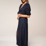 Andrea Dress Sailing Blue Linen