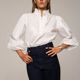 Ella Blouse Sugar White